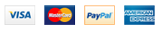 Visa, Mastercard, Paypal