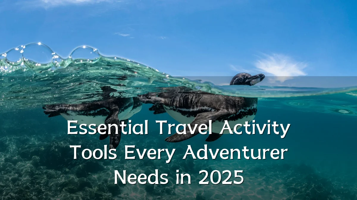 Essential Travel Activity Tools Every Adventurer Needs in 2025