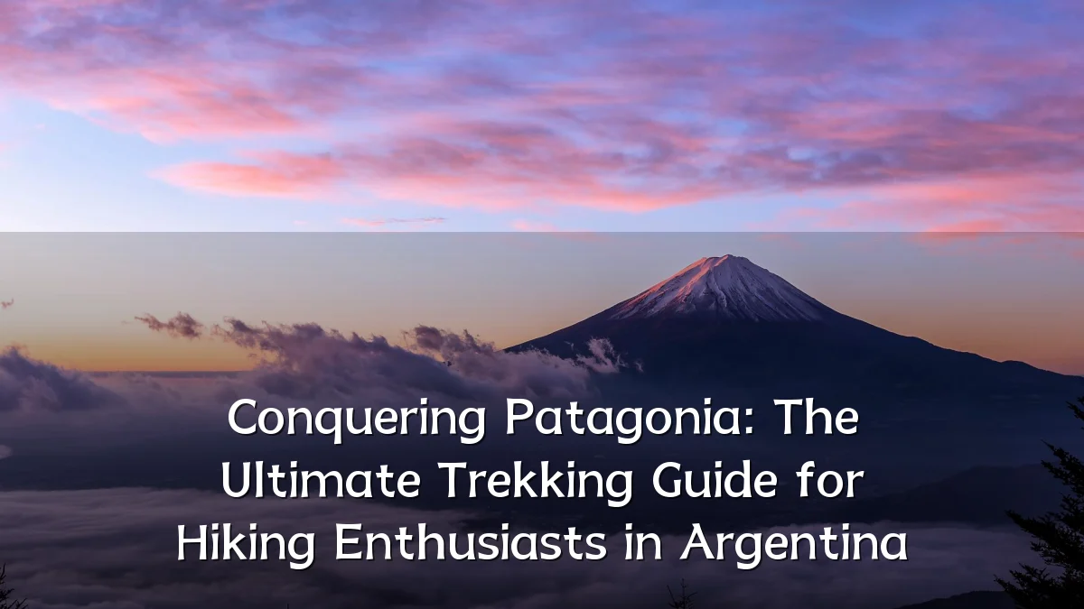 Conquering Patagonia: The Ultimate Trekking Guide for Hiking Enthusiasts in Argentina