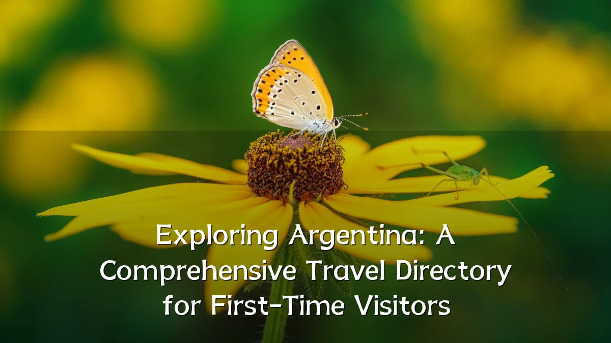 Exploring Argentina: A Comprehensive Travel Directory for First-Time Visitors