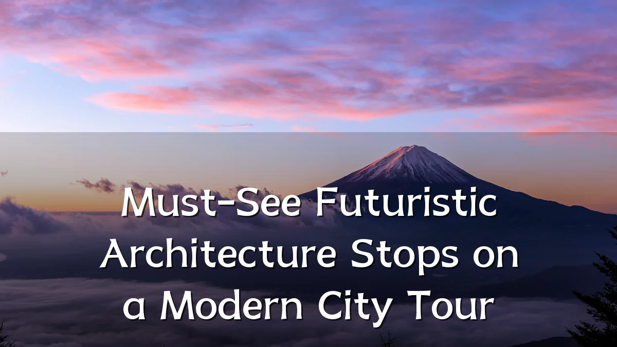 Must-See Futuristic Architecture Stops on a Modern City Tour